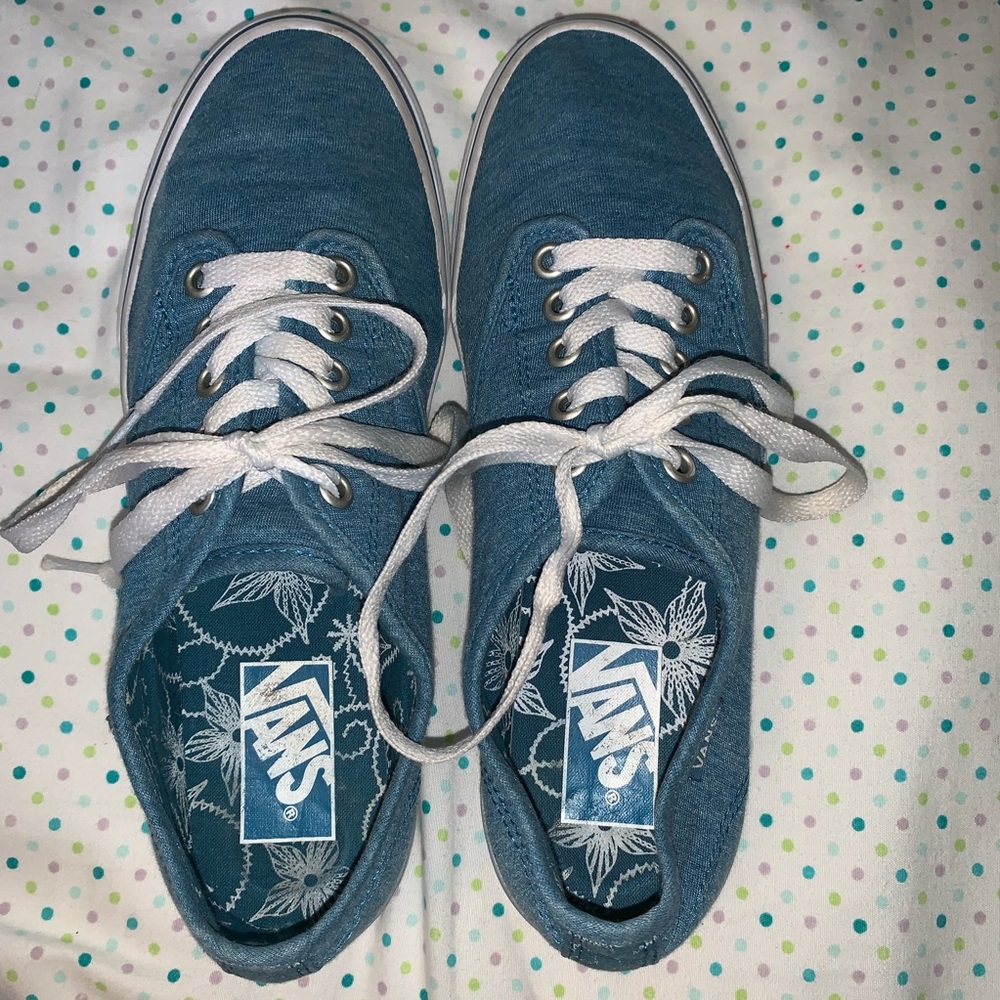 Teal vans